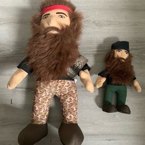 A&E Duck Dynasty Plush Willie, Jase Stuffed Lot of 3 Voice Not Working
